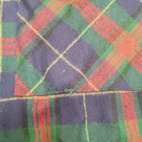 Vintage 80s Daybrooke Acrylic Flannel Mens Medium 15.5 Oversized - Picture 3 of 7